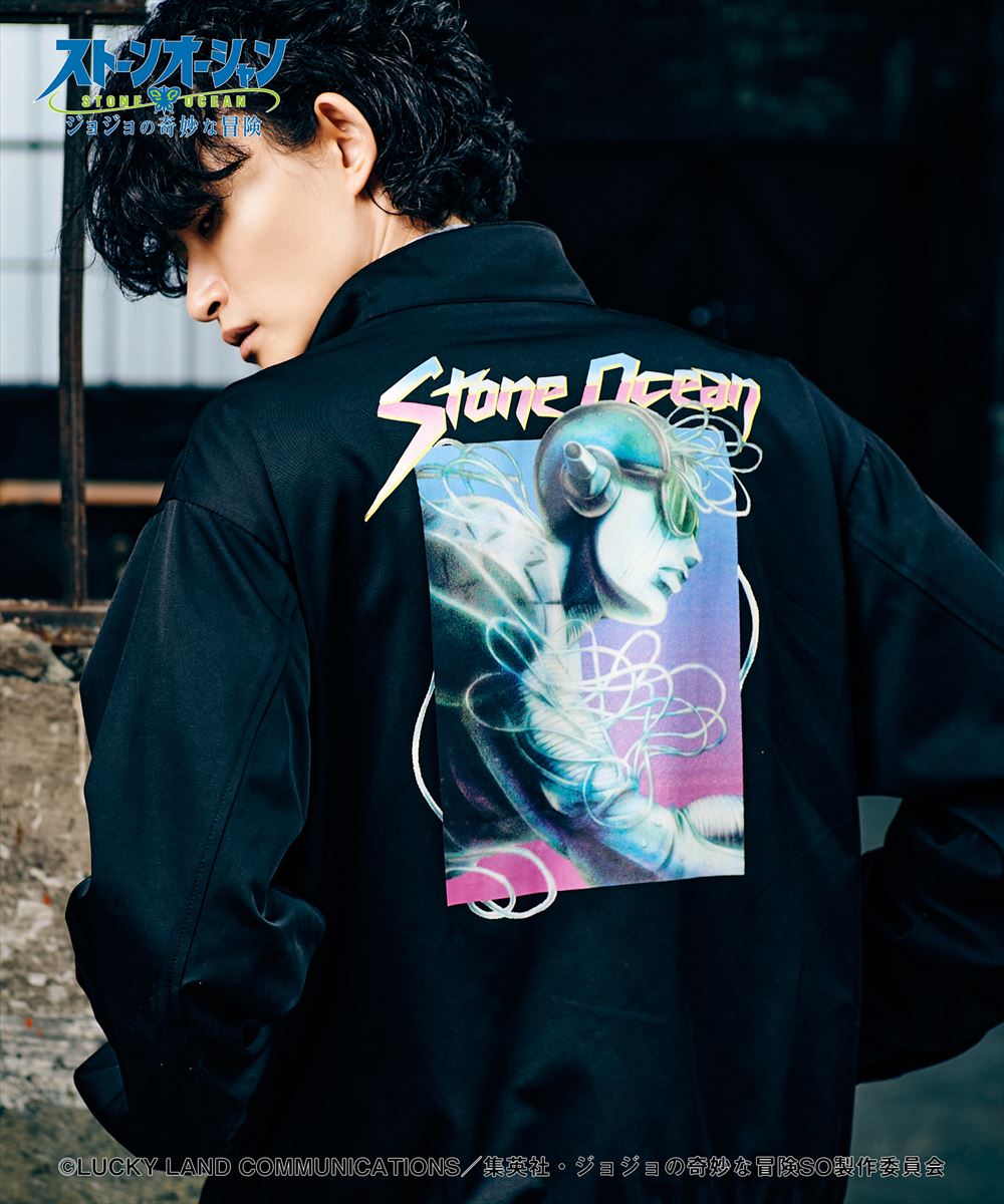 ジョジョの奇妙な冒険 ストーンオーシャン Jolyne’s Stand Blouson / 徐倫スタンド ブルゾン JOJO glamb グラム