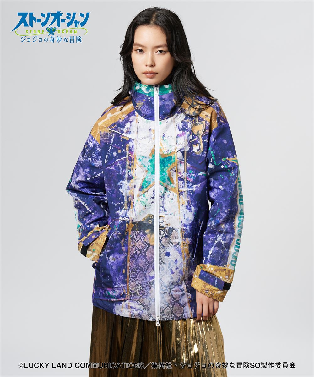 ジョジョの奇妙な冒険 ストーンオーシャン High Neck Jotaro Jacket / ハイネック承太郎 ジャケット JOJO glamb グラム