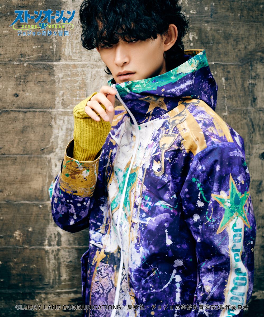 ジョジョの奇妙な冒険 ストーンオーシャン High Neck Jotaro Jacket / ハイネック承太郎 ジャケット JOJO glamb グラム