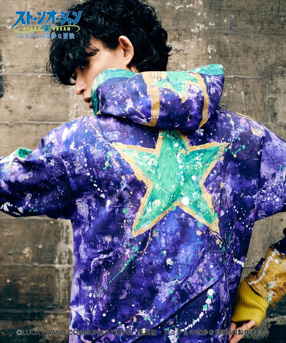 ジョジョの奇妙な冒険 ストーンオーシャン High Neck Jotaro Jacket / ハイネック承太郎 ジャケット JOJO glamb グラム