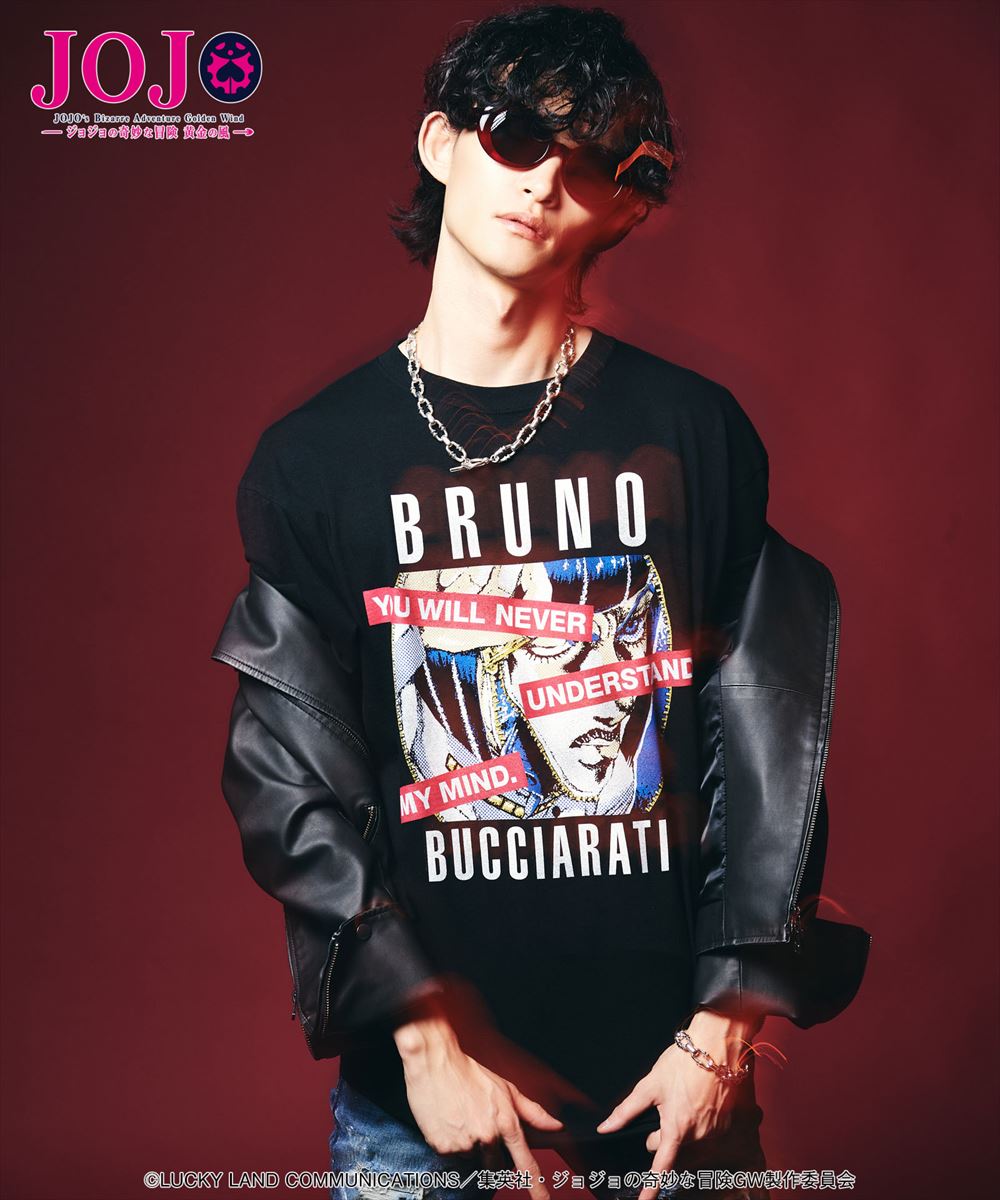 ブローノ・ブチャラティ Tシャツ2 Bruno Bucciarati T-shirts II JOJO ジョジョ glamb グラム