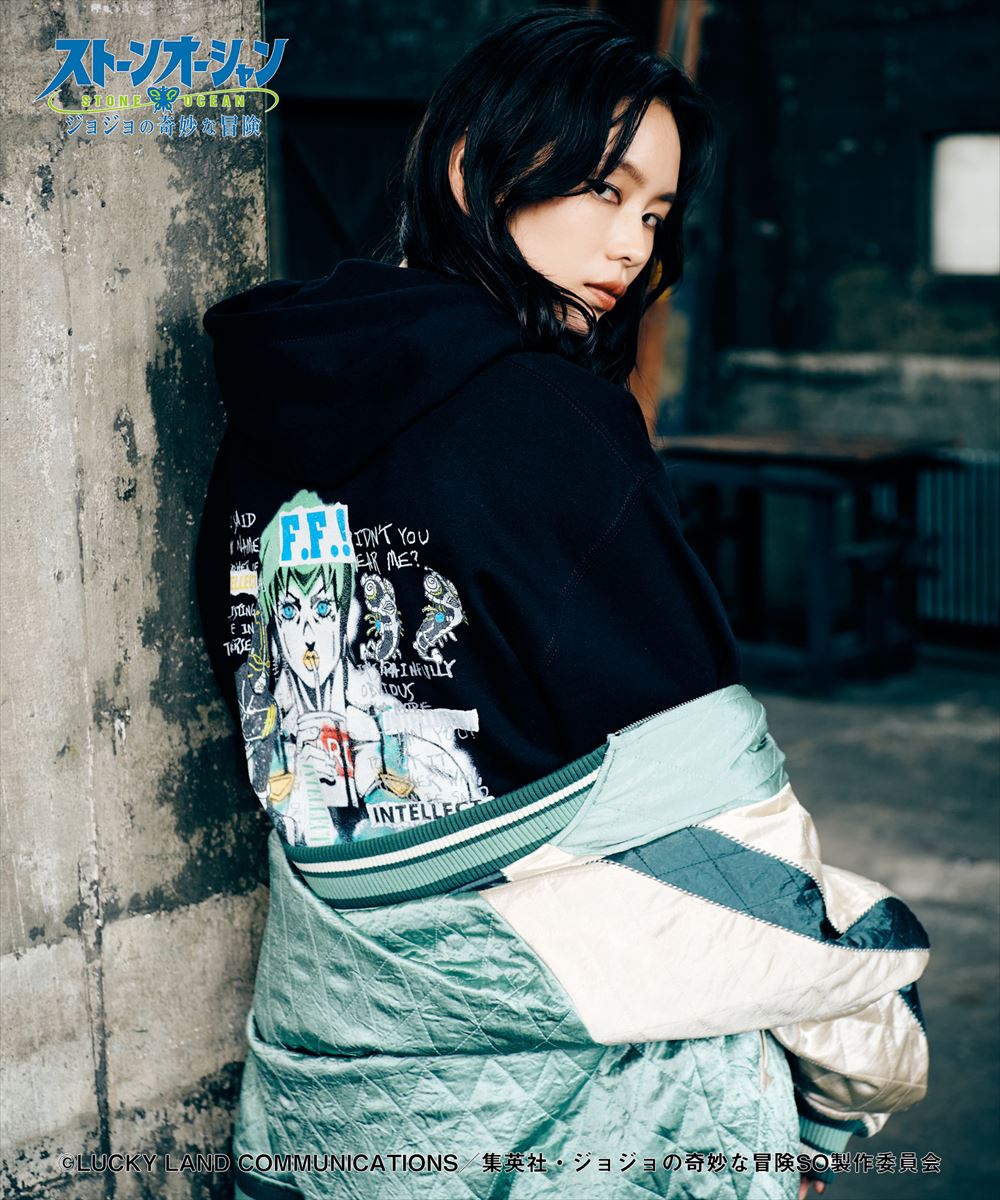 ジョジョの奇妙な冒険 ストーンオーシャン F・F Hoodie / フー・ファイターズ フーディー JOJO glamb グラム