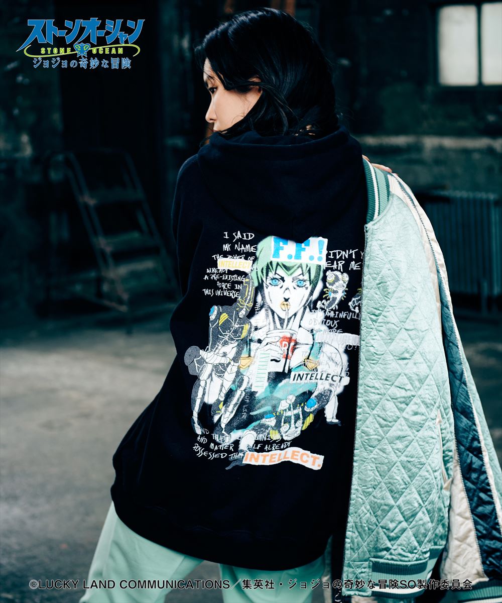 ジョジョの奇妙な冒険 ストーンオーシャン F・F Hoodie / フー・ファイターズ フーディー JOJO glamb グラム