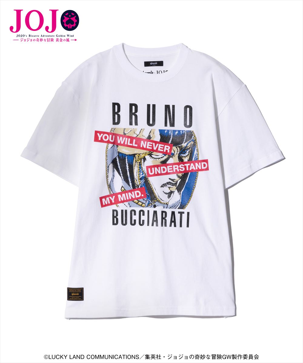 ブローノ・ブチャラティ Tシャツ2 Bruno Bucciarati T-shirts II JOJO ジョジョ glamb グラム