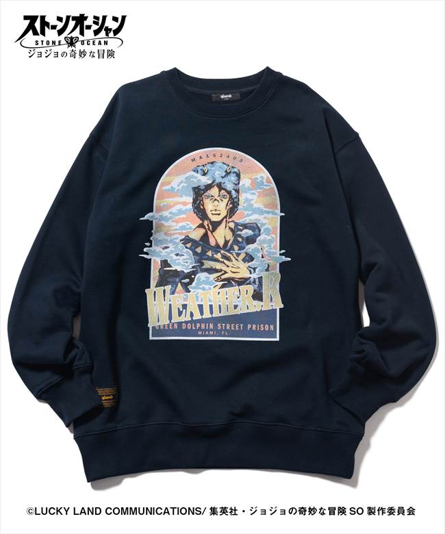glamb グラム JOJO ジョジョ ウェザーリポート スウェット Weather R. Sweat