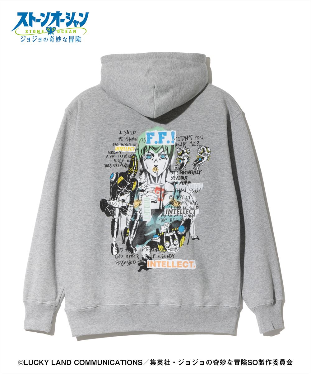 ジョジョの奇妙な冒険 ストーンオーシャン F・F Hoodie / フー・ファイターズ フーディー JOJO glamb グラム