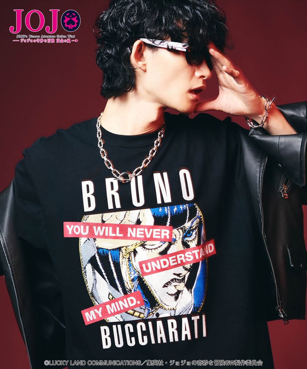 ブローノ・ブチャラティ Tシャツ2 Bruno Bucciarati T-shirts II JOJO ジョジョ glamb グラム