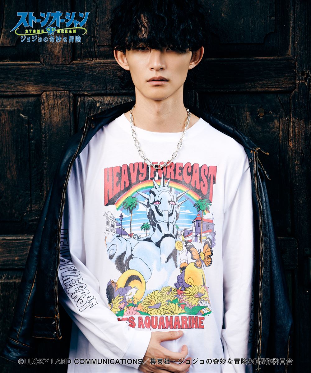 ジョジョの奇妙な冒険 ストーンオーシャン Weather・R Cutsew / ウェザー・リポート カットソー JOJO glamb グラム