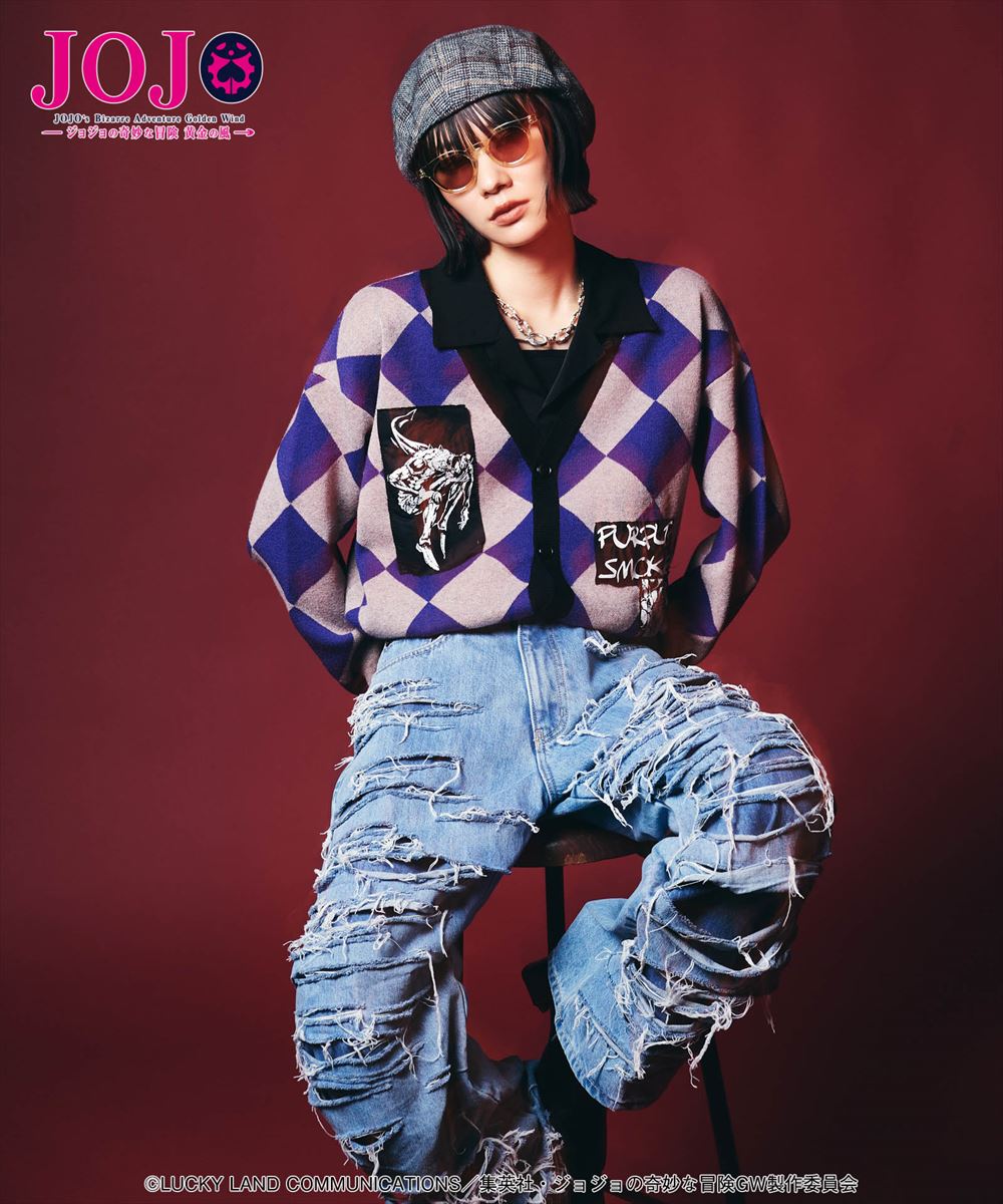 パンナコッタ・フーゴ カーディガン Pannacotta Fugo’s Stand Cardigan JOJO ジョジョ glamb グラム