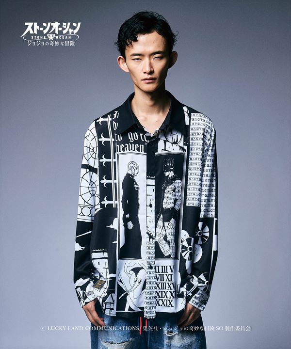 【メーカーお取り寄せ品】JOJO x glamb グラム E・Pucci SH E・プッチシャツ