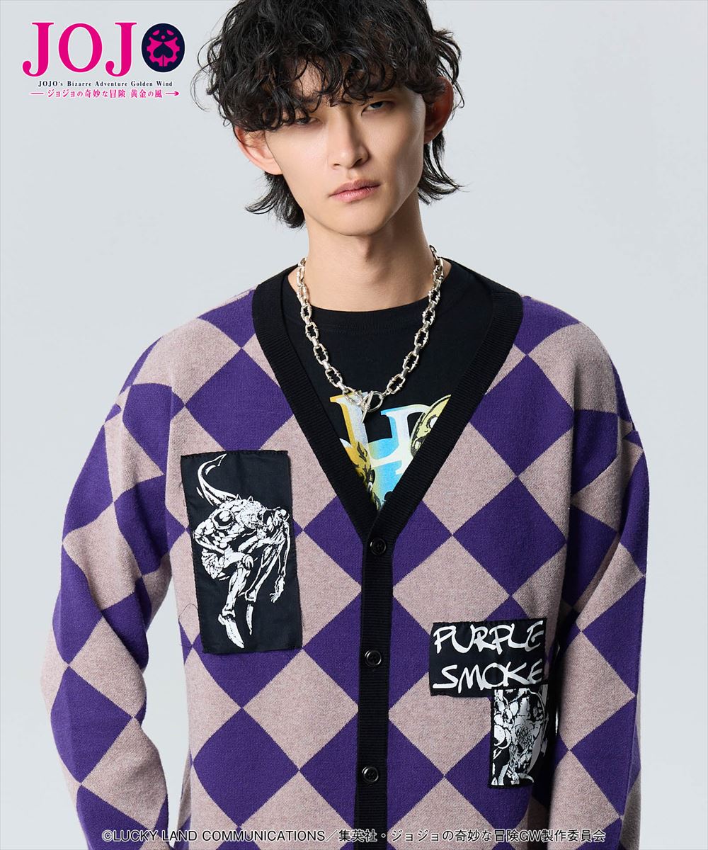 パンナコッタ・フーゴ カーディガン Pannacotta Fugo’s Stand Cardigan JOJO ジョジョ glamb グラム