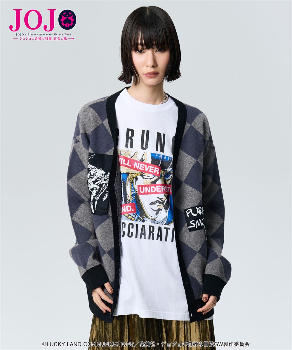 パンナコッタ・フーゴ カーディガン Pannacotta Fugo’s Stand Cardigan JOJO ジョジョ glamb グラム