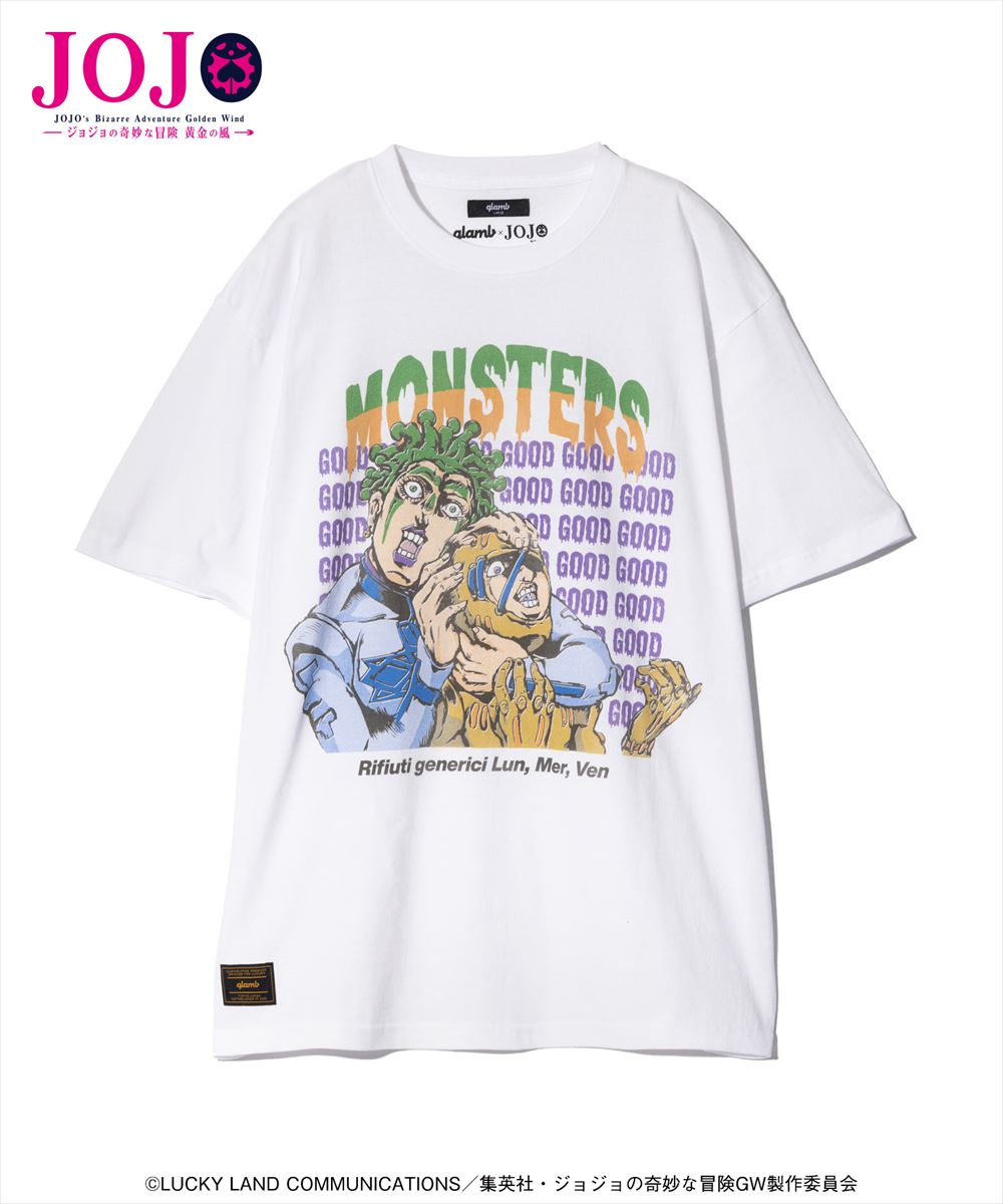 チョコラータ セッコ Tシャツ Cioccolata & Secco T-shirt JOJO ジョジョ glamb グラム