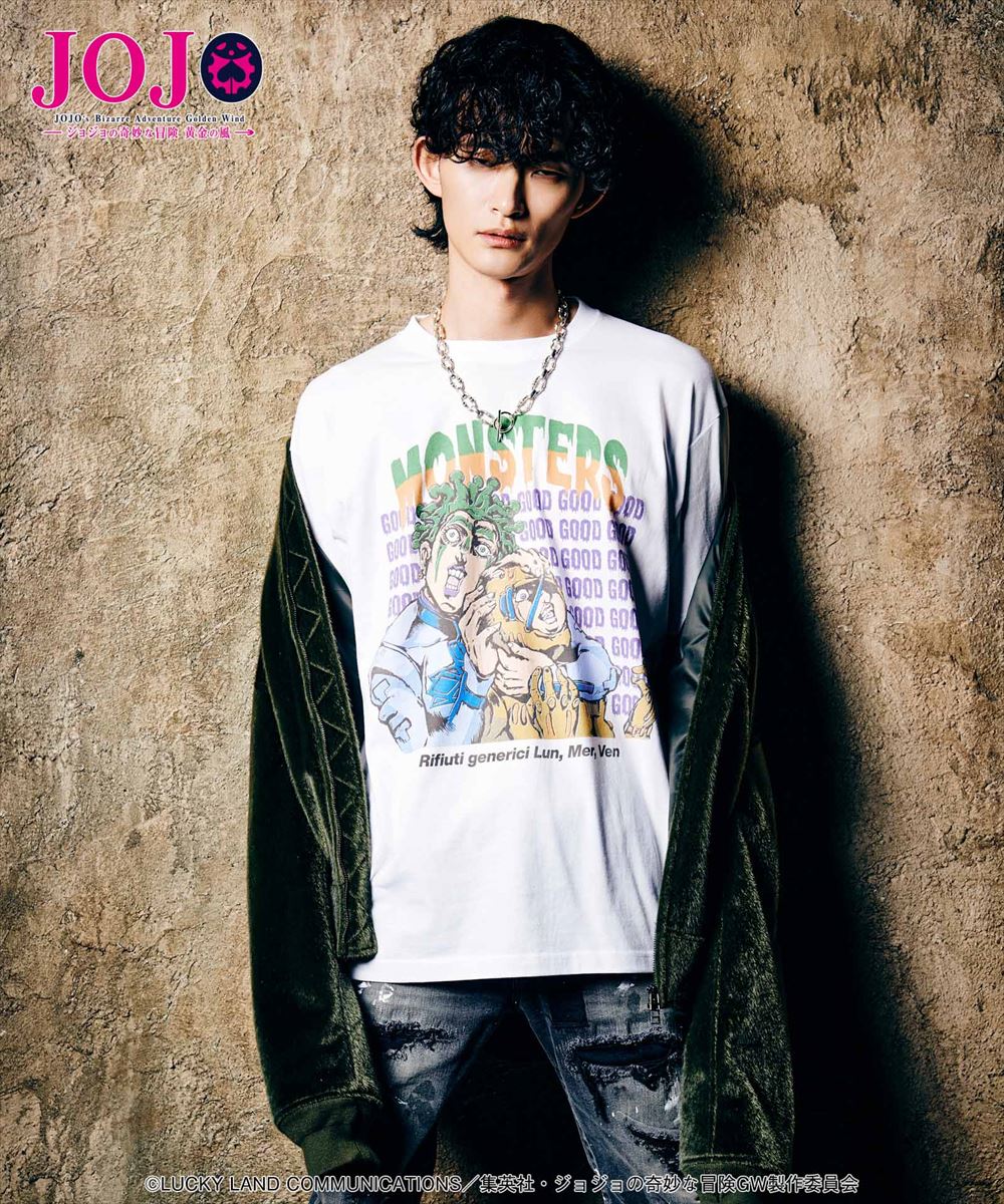 チョコラータ セッコ Tシャツ Cioccolata & Secco T-shirt JOJO ジョジョ glamb グラム
