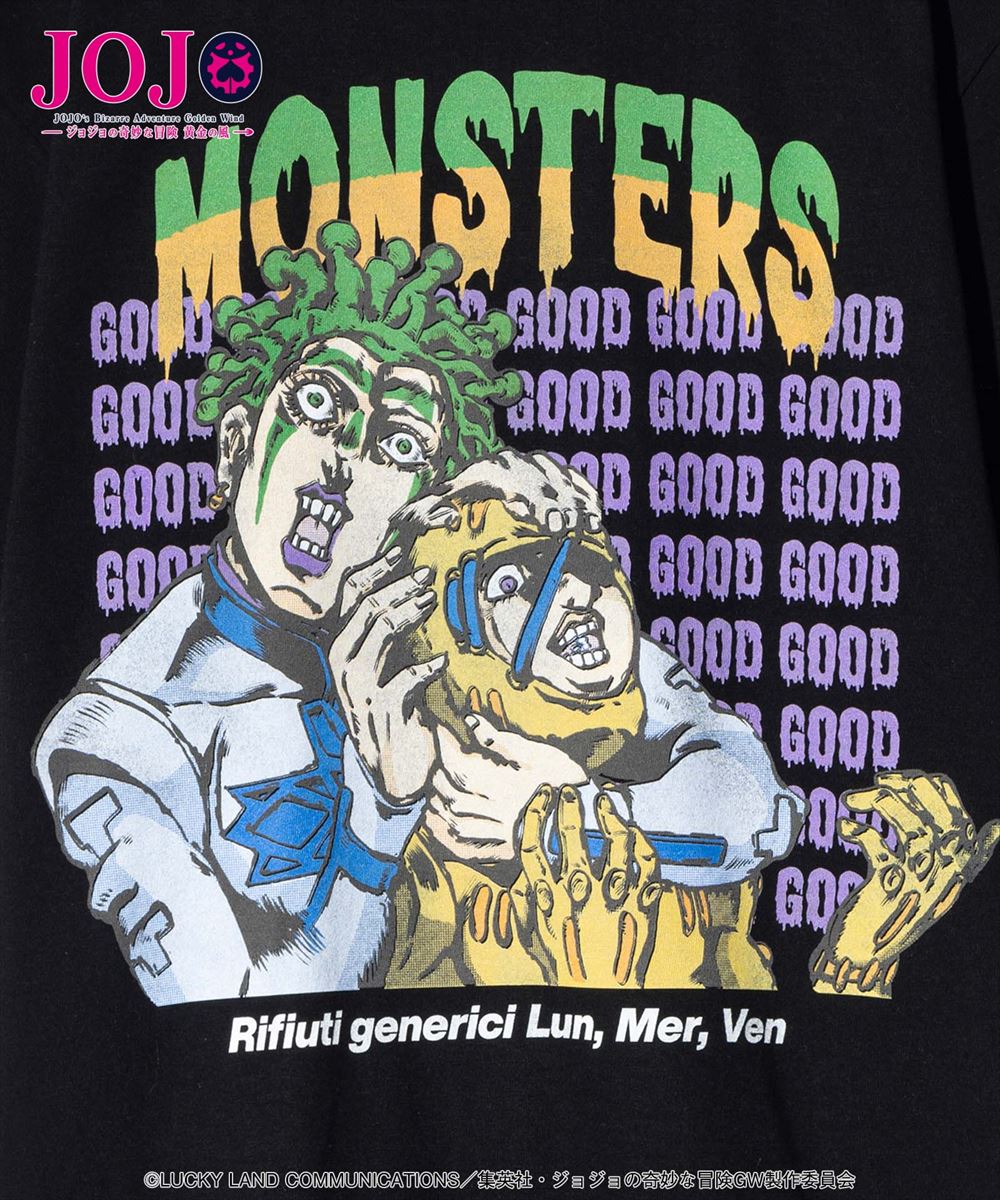 チョコラータ セッコ Tシャツ Cioccolata & Secco T-shirt JOJO ジョジョ glamb グラム