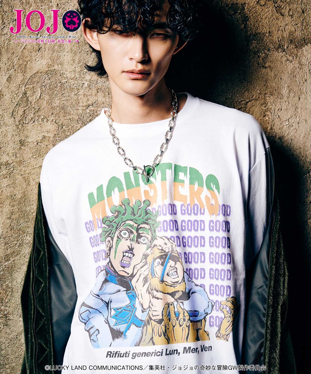 チョコラータ セッコ Tシャツ Cioccolata & Secco T-shirt JOJO ジョジョ glamb グラム