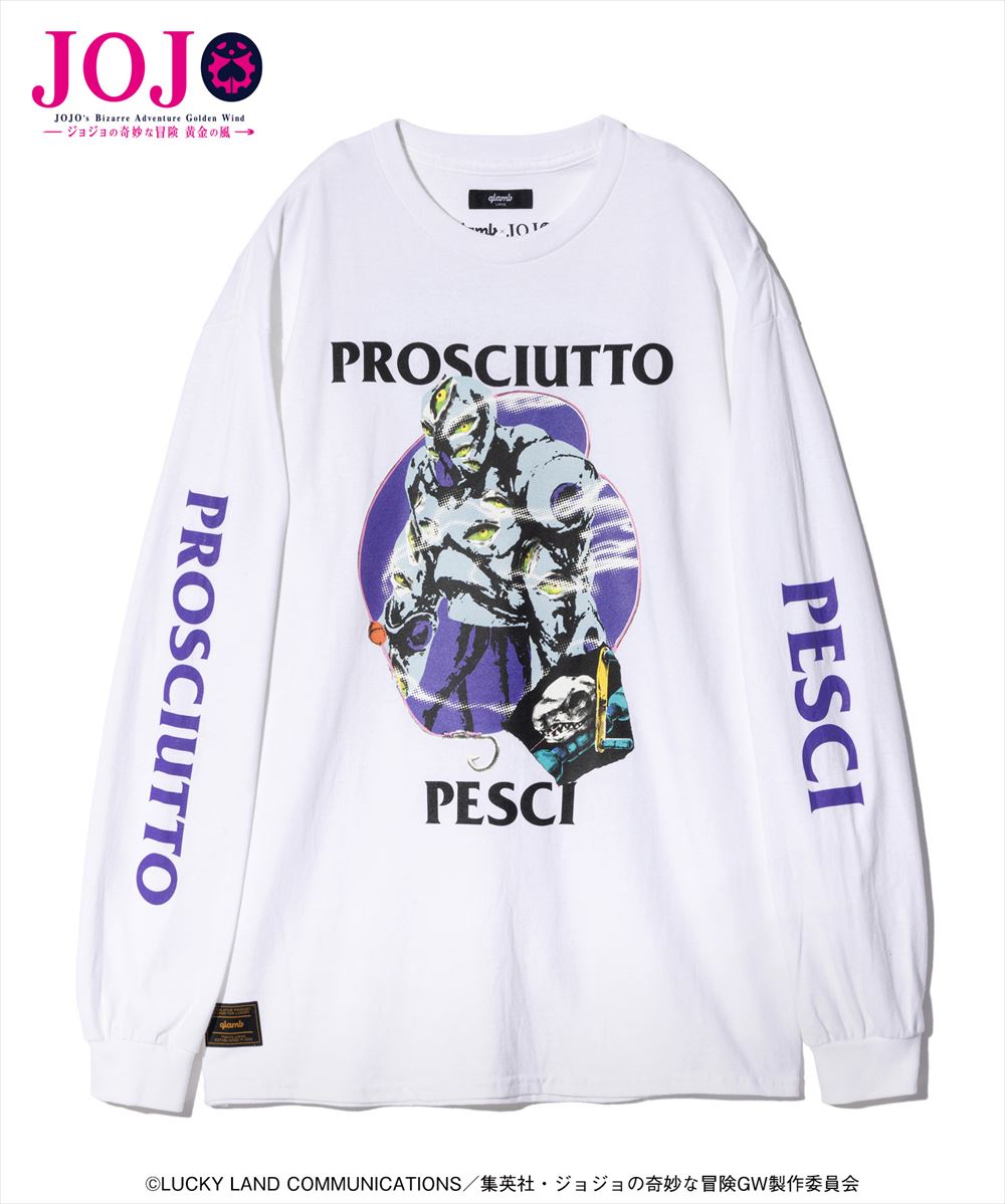 プロシュート ペッシ ロングスリーブカットソー Prosciutto & Pesci’s Stand Cutsew JOJO ジョジョ glamb グラム