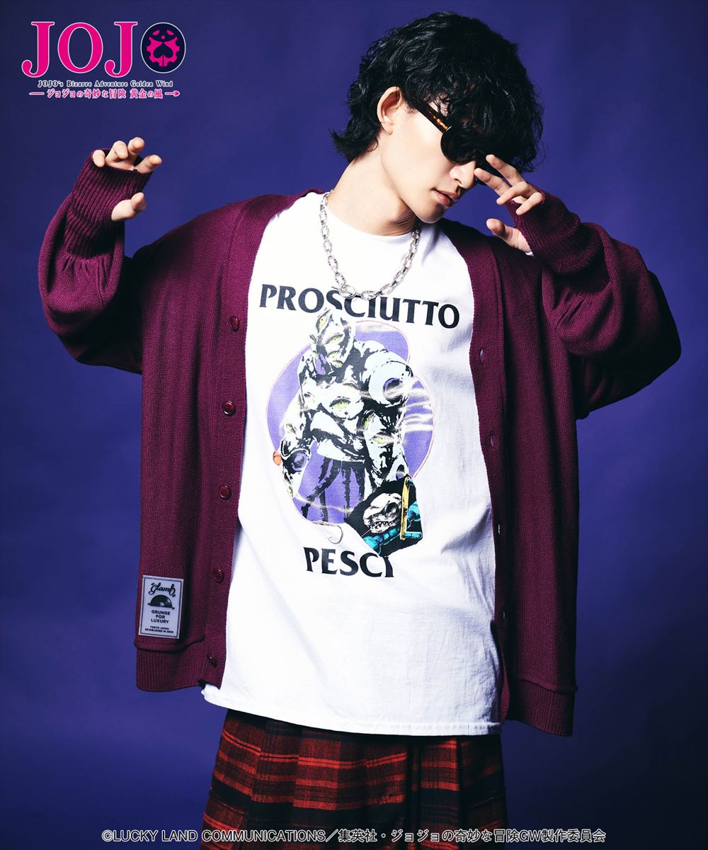 プロシュート ペッシ ロングスリーブカットソー Prosciutto & Pesci’s Stand Cutsew JOJO ジョジョ glamb グラム