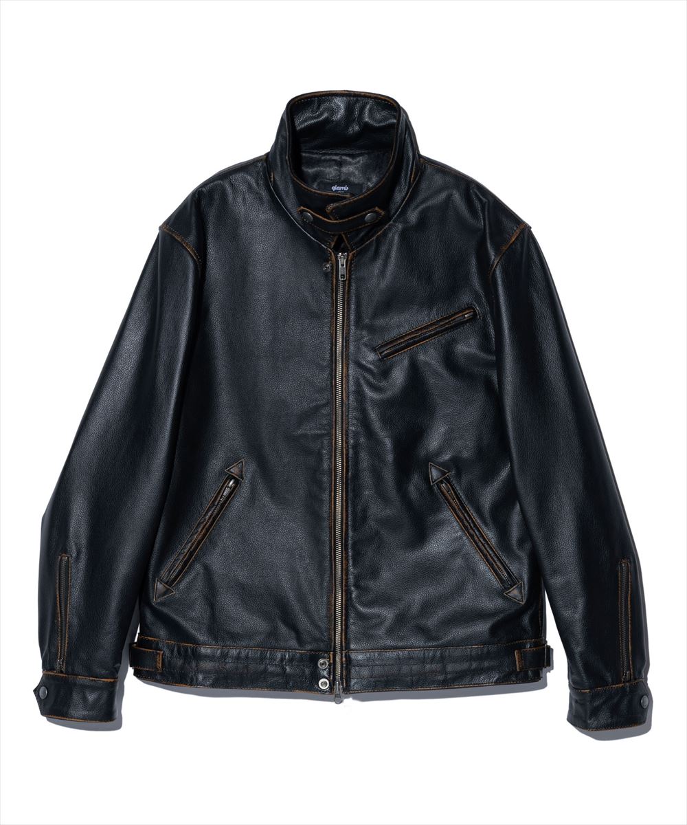 Hidden Valley Leather Jacket / ヒドゥンバレーレザージャケット glamb グラム