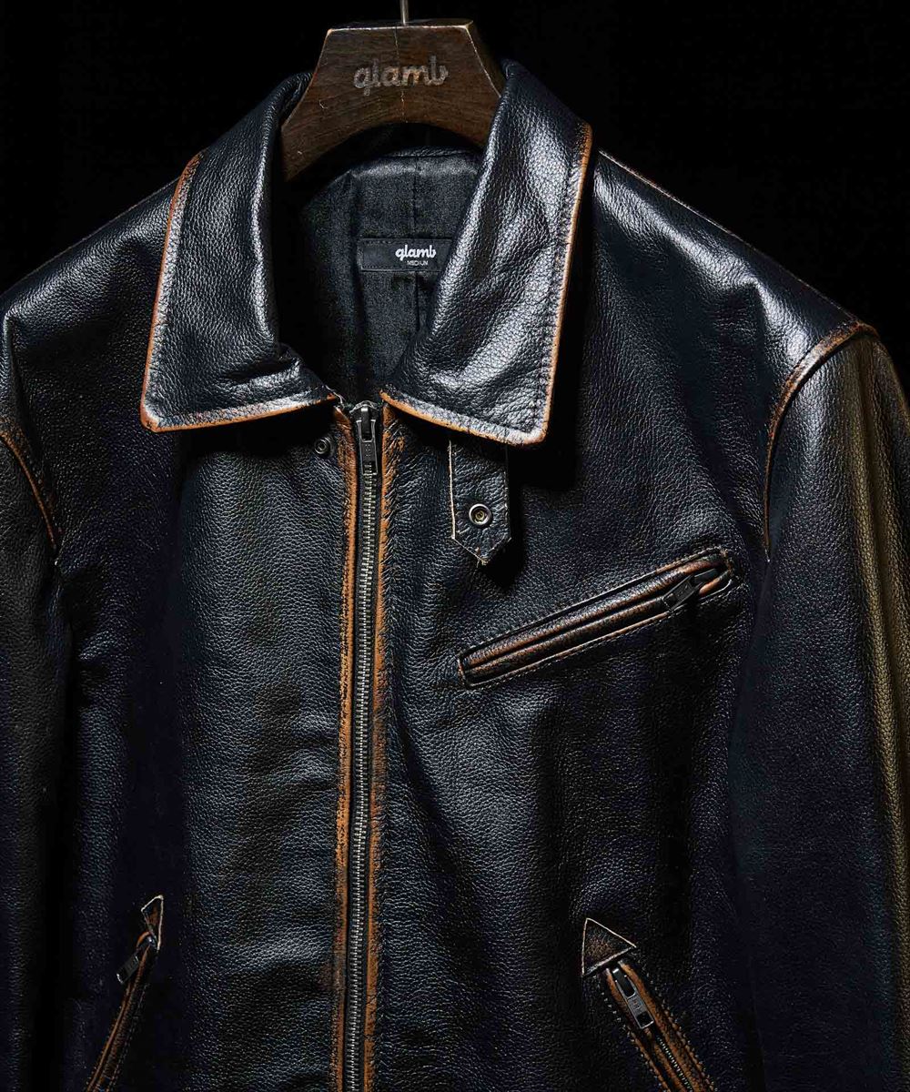 Hidden Valley Leather Jacket / ヒドゥンバレーレザージャケット glamb グラム