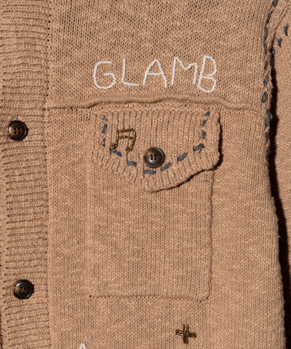 Beadswork Knit Jacket / ビーズワークニットジャケット glamb グラム