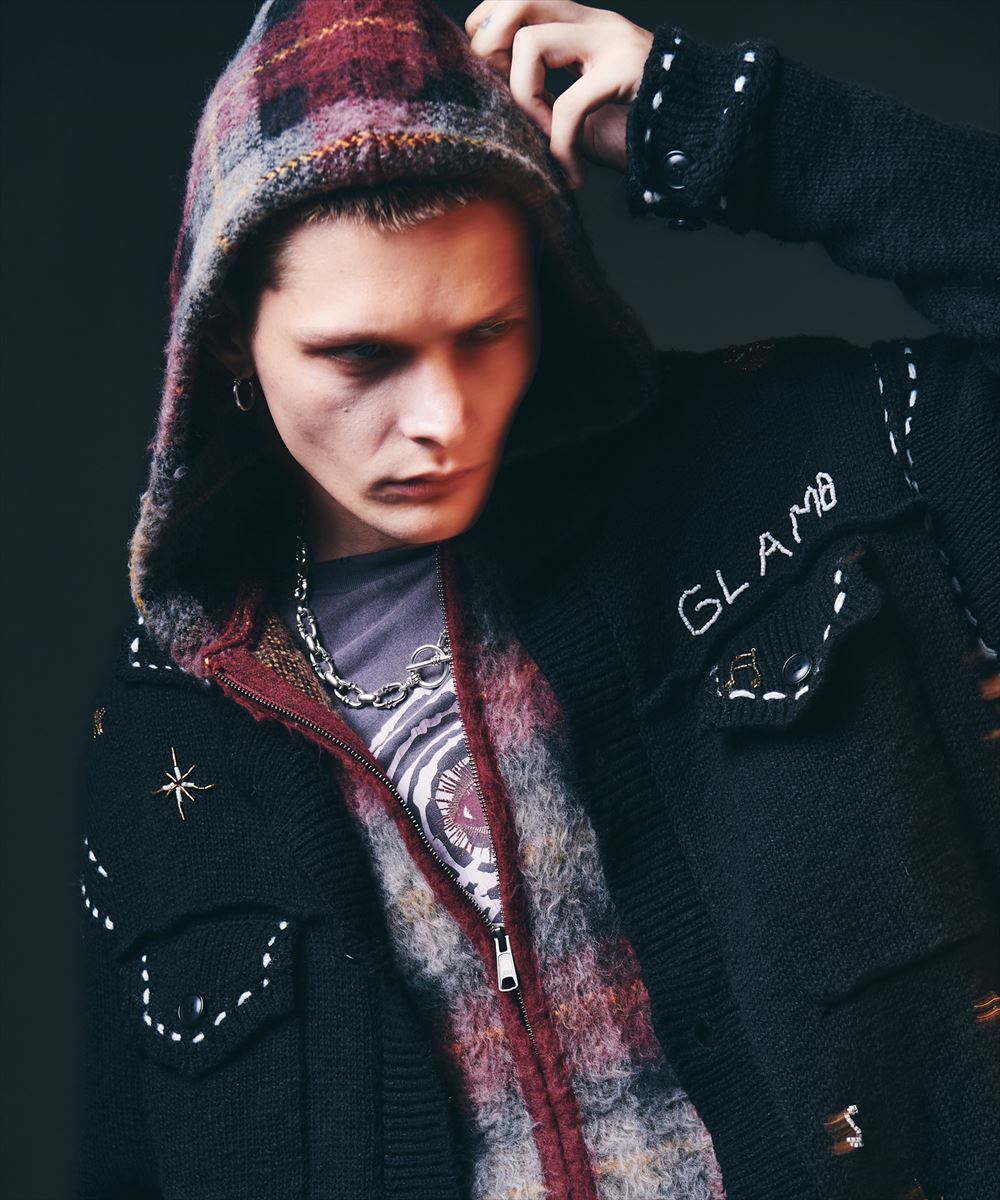 Beadswork Knit Jacket / ビーズワークニットジャケット glamb グラム