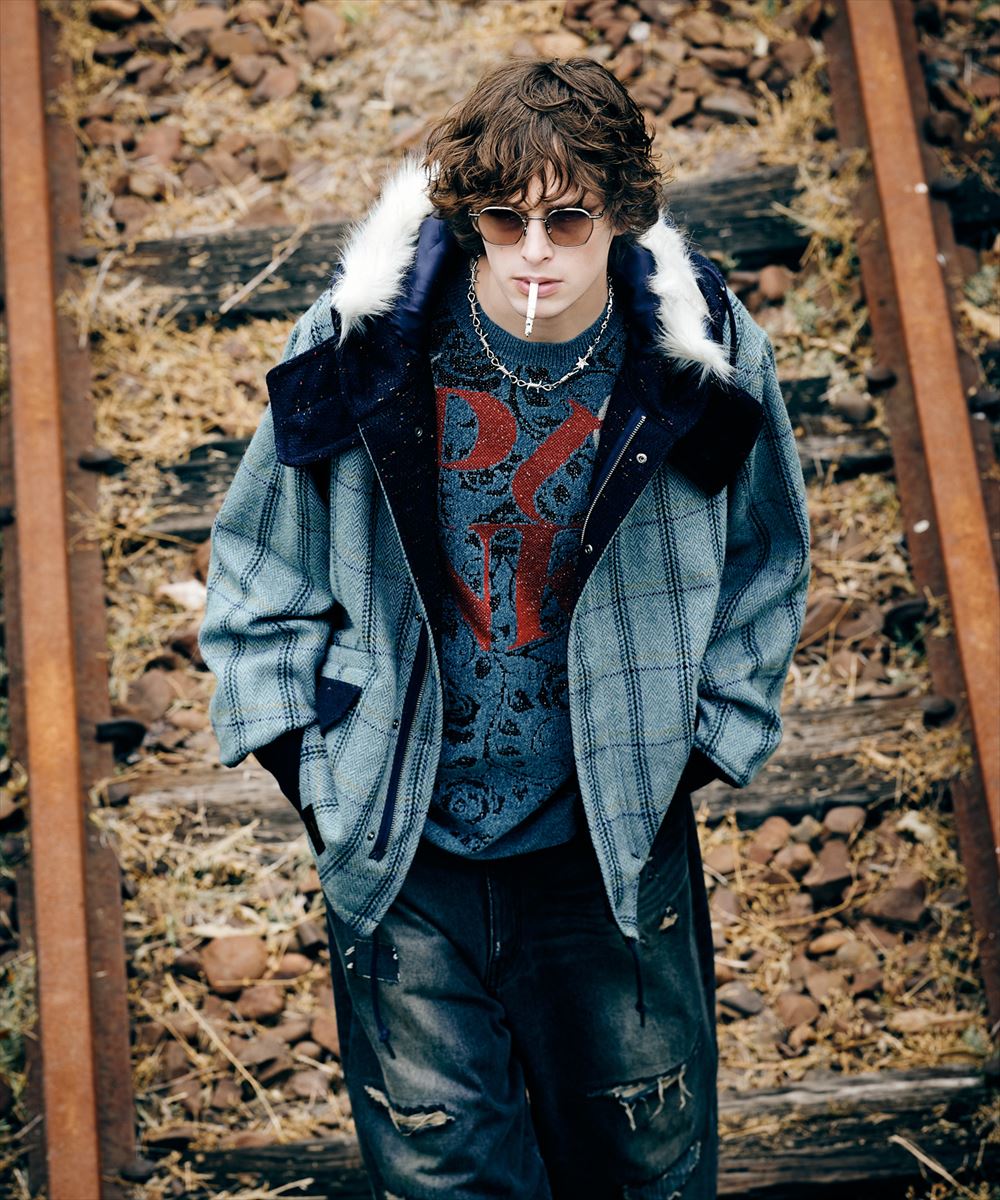 High Neck Short Mods Coat / ハイネックショートモッズコート glamb グラム