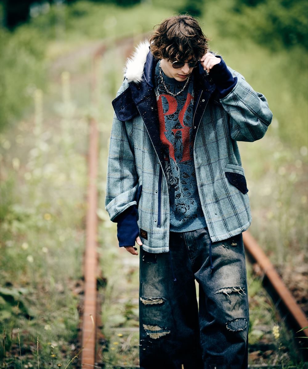 High Neck Short Mods Coat / ハイネックショートモッズコート glamb グラム