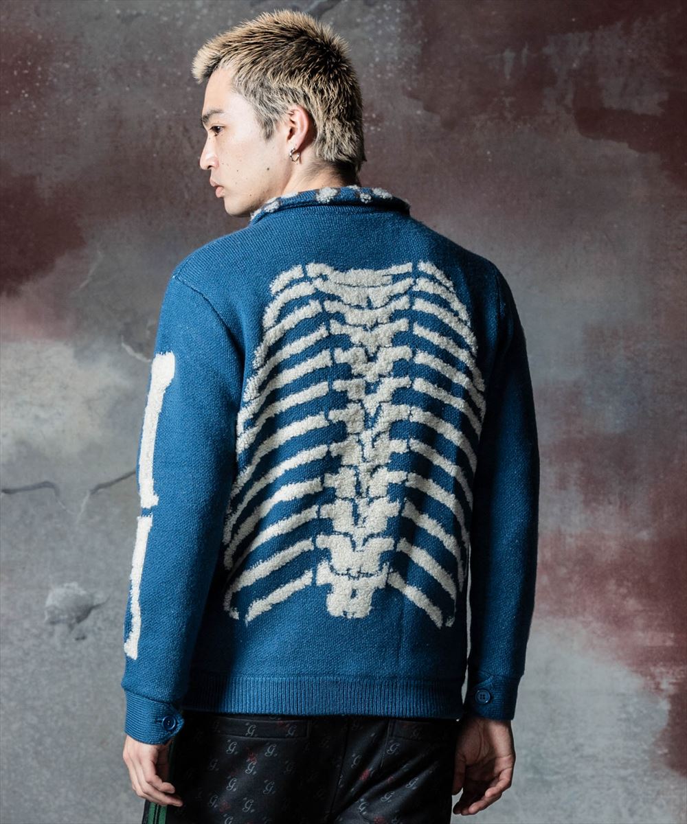SALE/セール glamb グラム Knit Riders Jacket ニットライダースジャケット