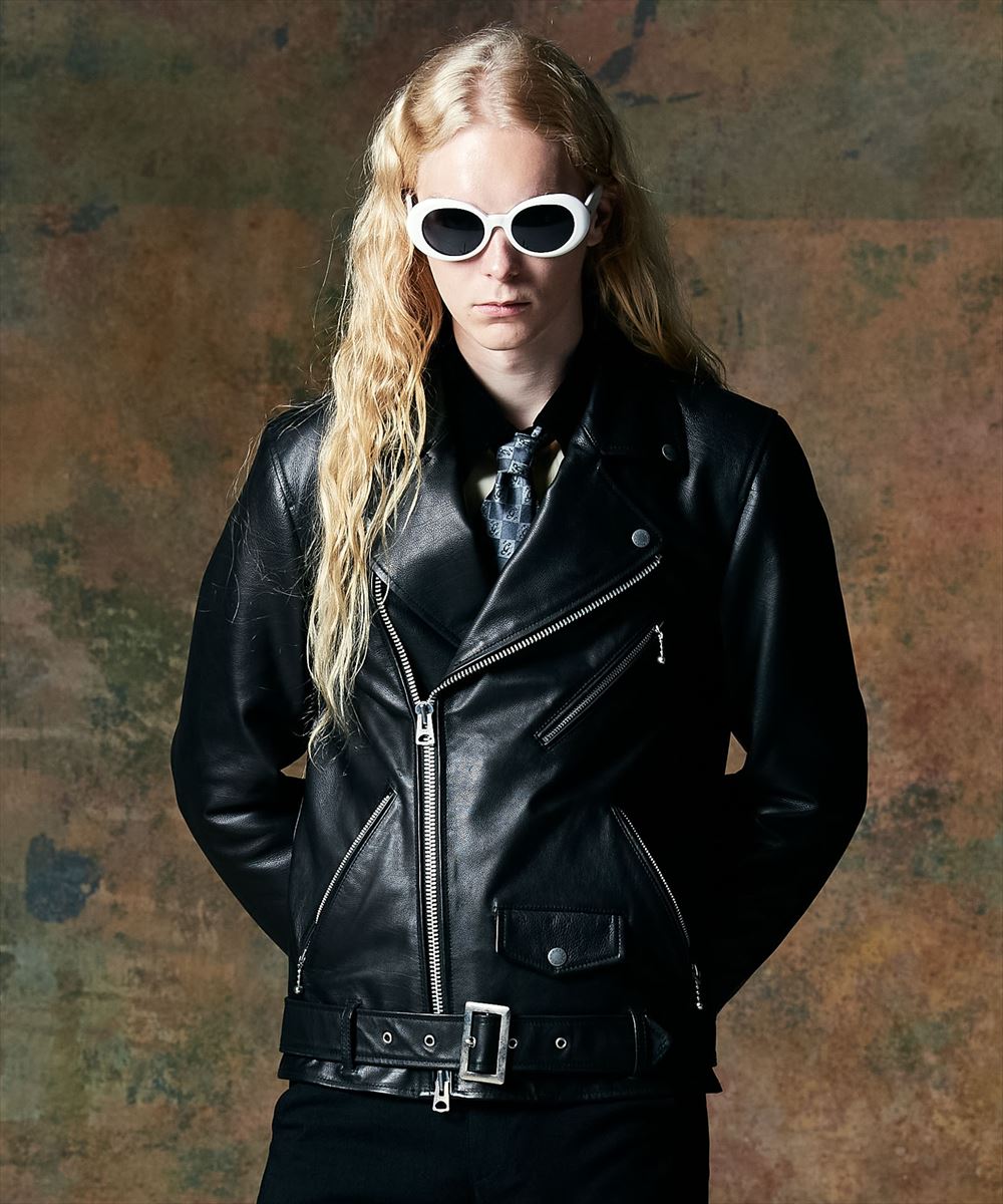 glamb グラム Calf Leather Riders Jacket / カーフレザーライダースジャケット