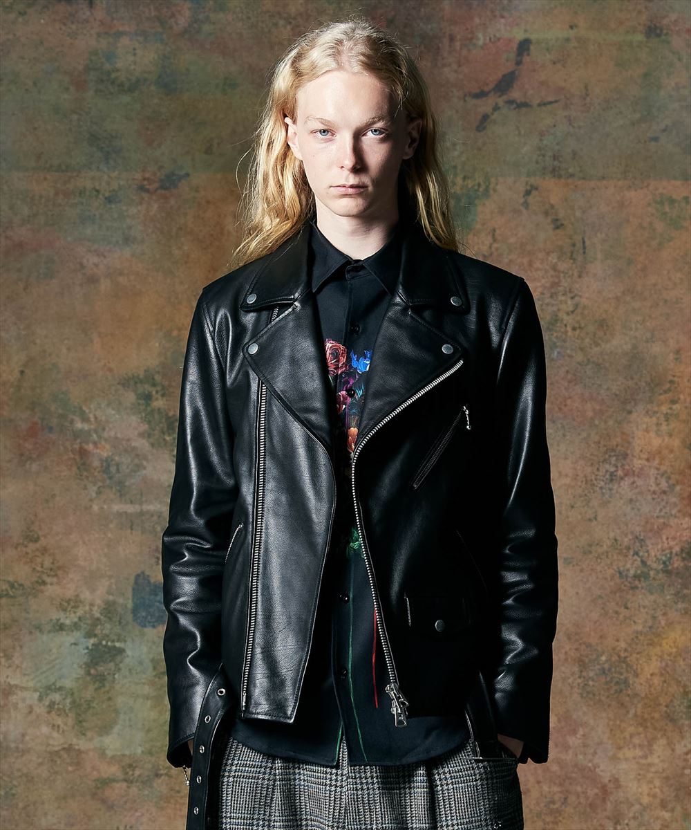 glamb グラム Calf Leather Riders Jacket / カーフレザーライダースジャケット