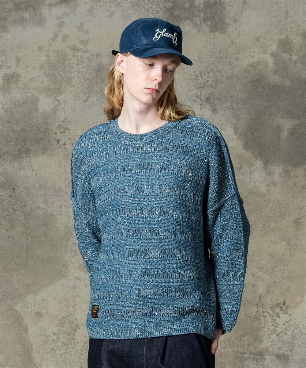 SALE/セール glamb グラム Glitter Openwork Knit / グリッターオープンワークニット 特別価格