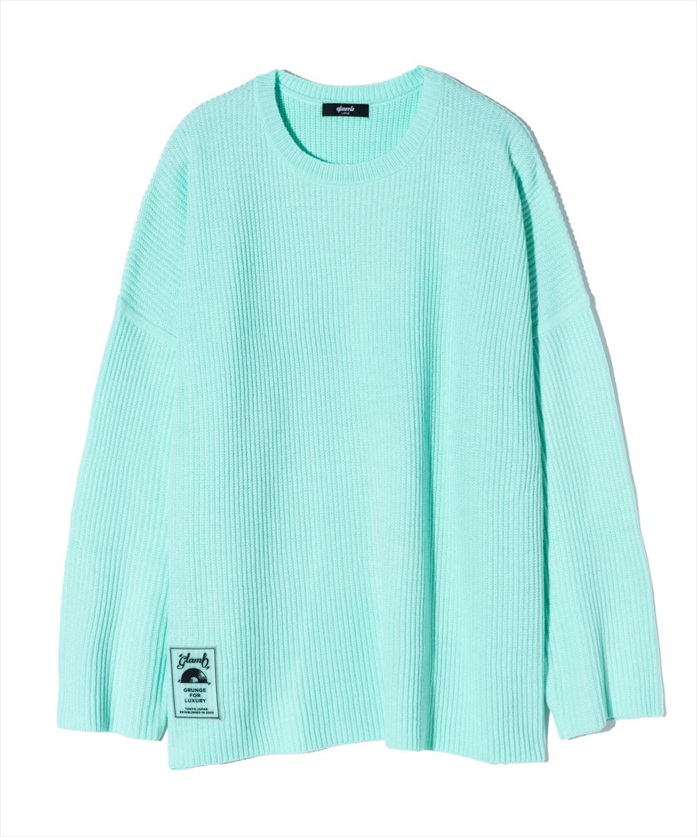 glamb グラム Rubber Tag Knit ラバータグニット