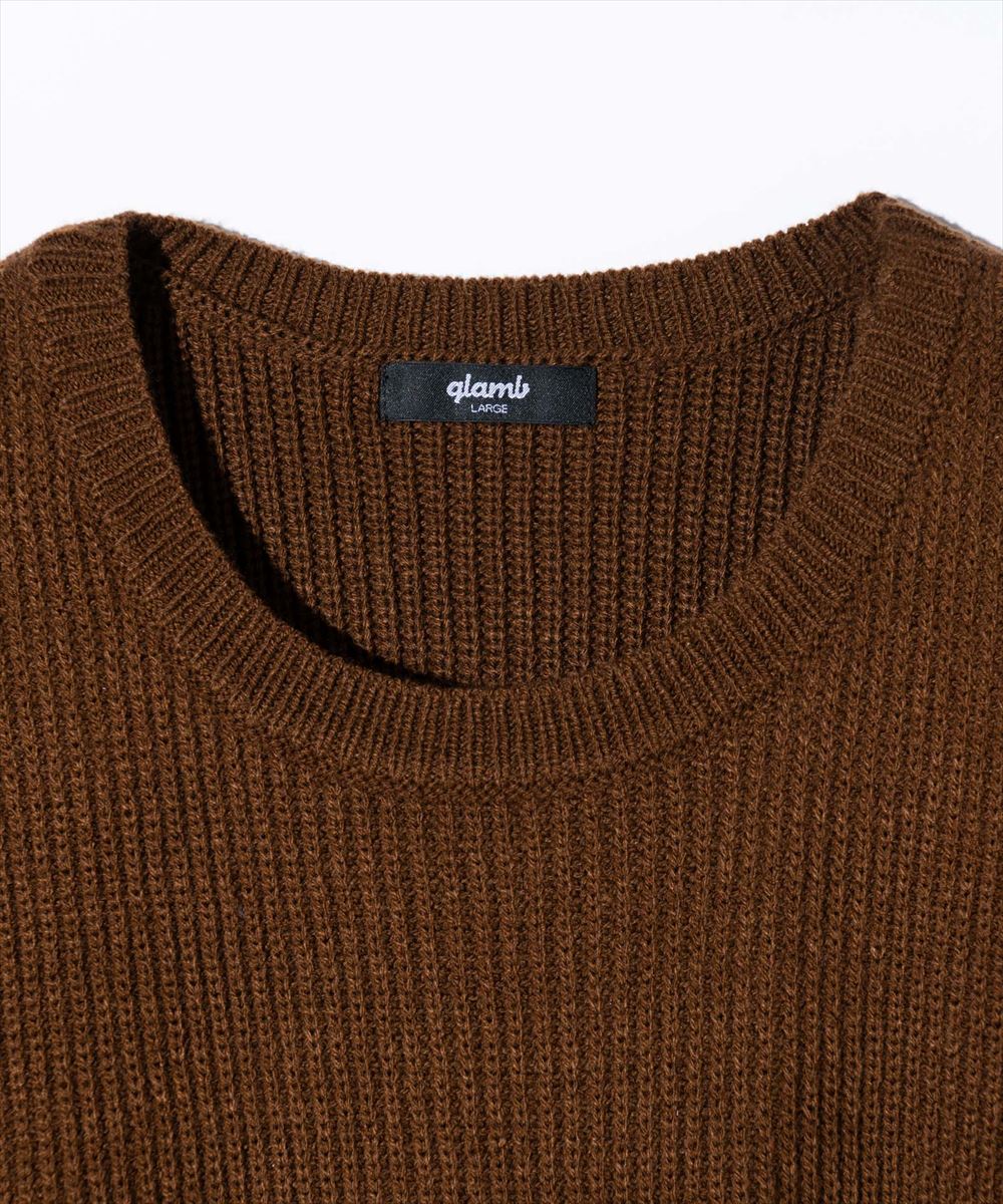 glamb グラム Rubber Tag Knit ラバータグニット