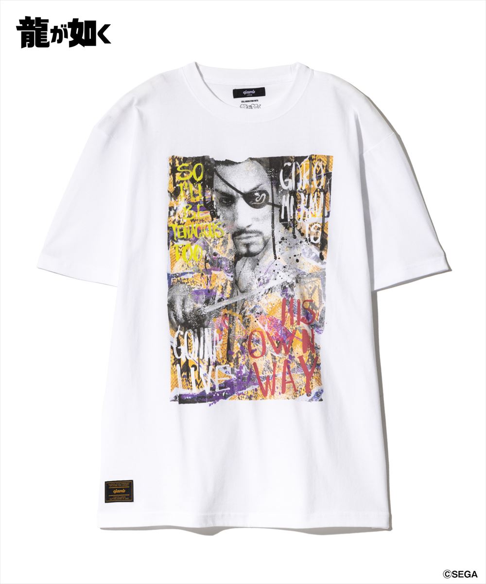 龍が如く 真島吾朗 Goro Majima T-Shirt / ゴロウマジマTシャツ glamb グラム