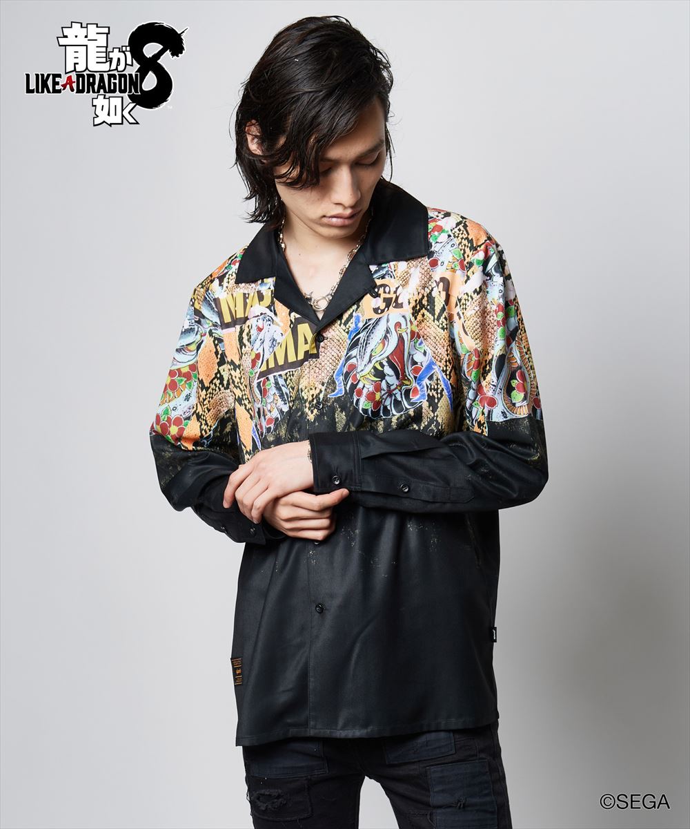龍が如く8 glamb グラム Goro Majima Shirts / ゴロウマジマシャツ
