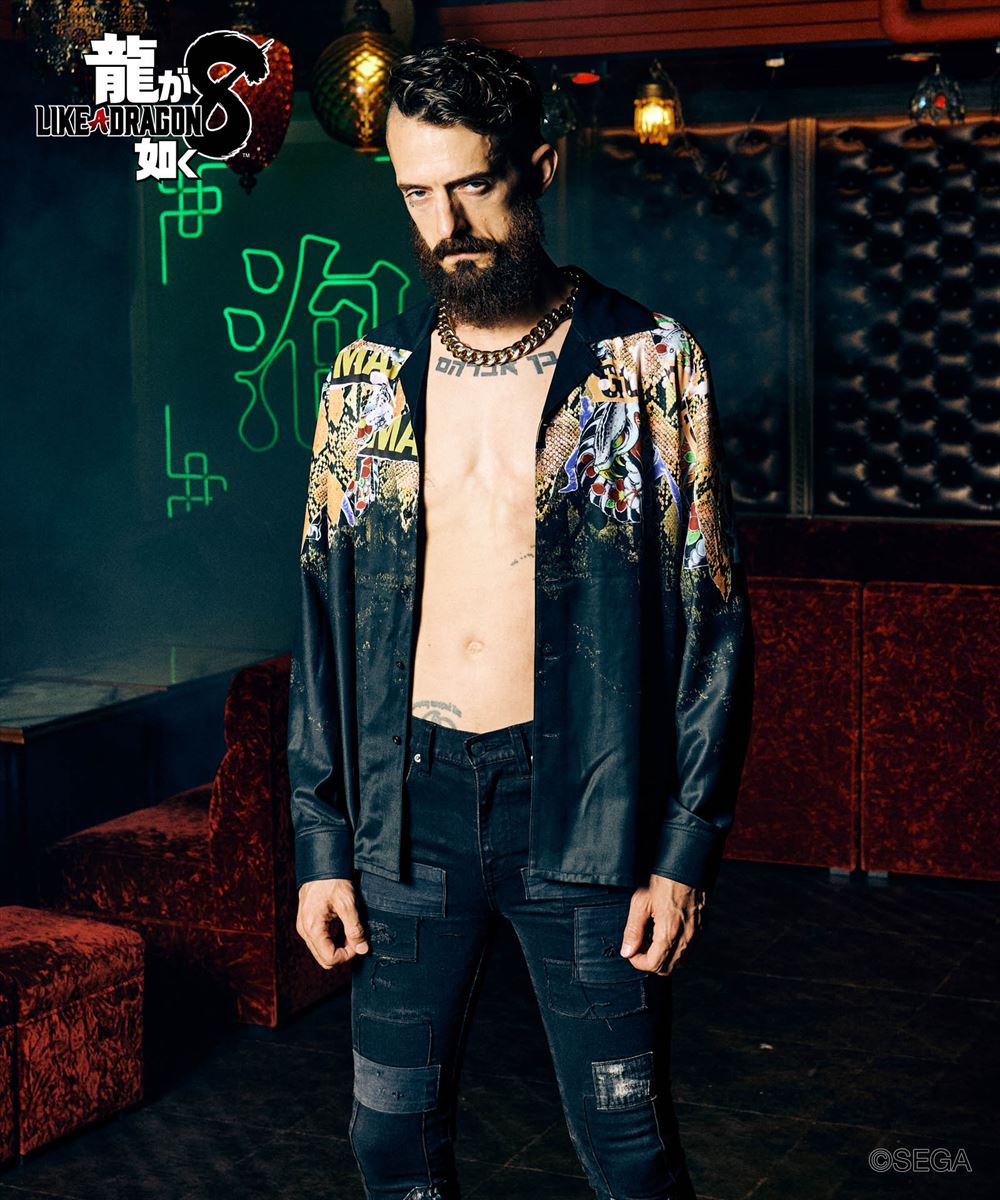 龍が如く8 glamb グラム Goro Majima Shirts / ゴロウマジマシャツ