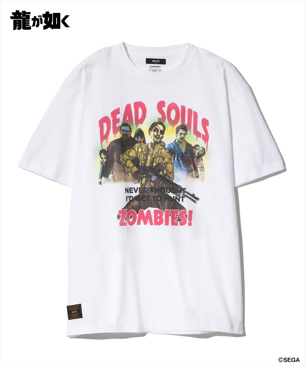 龍が如く 真島吾朗 Dead Souls T-shirt / デッドソウルズTシャツ glamb グラム
