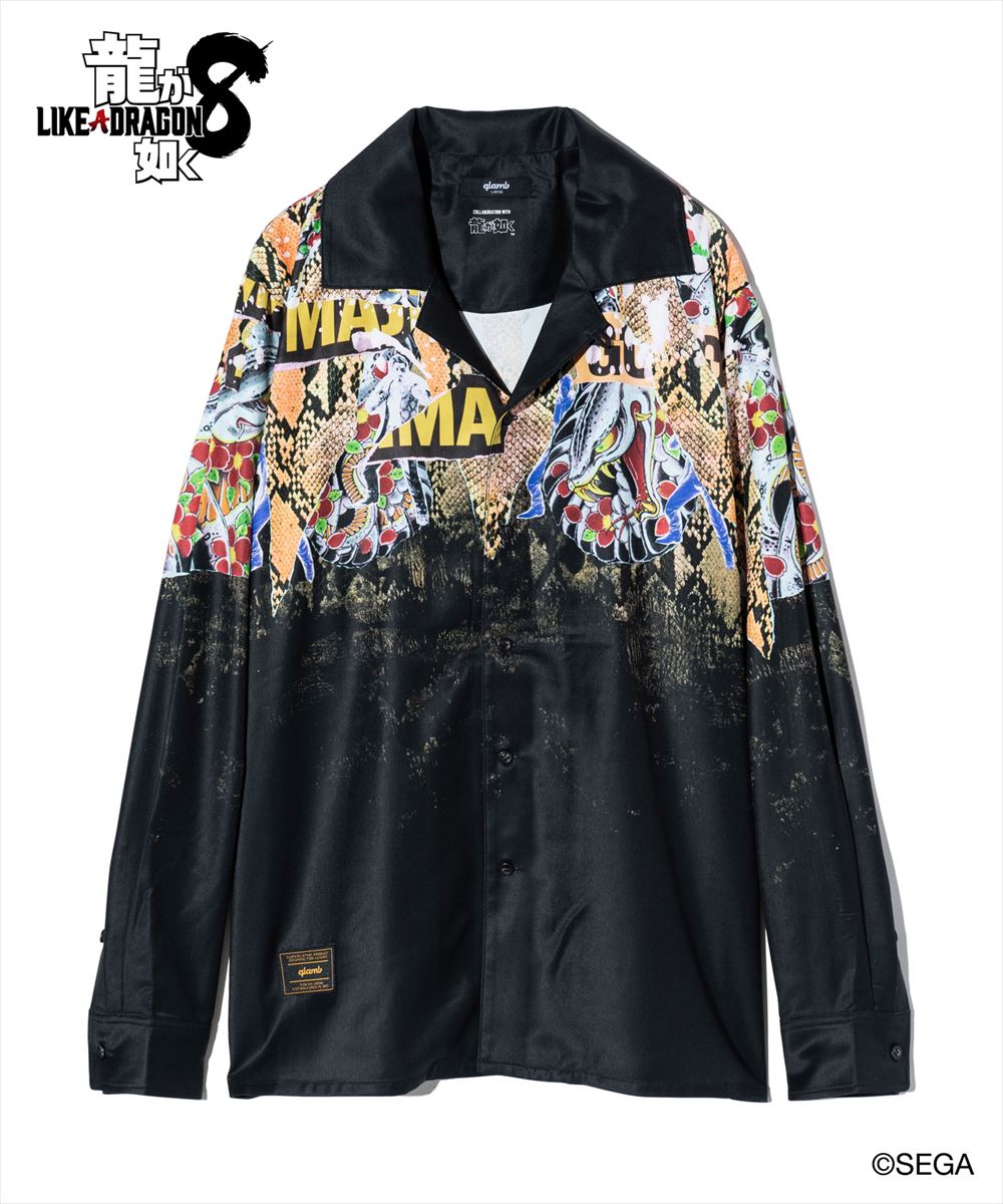 龍が如く8 glamb グラム Goro Majima Shirts / ゴロウマジマシャツ