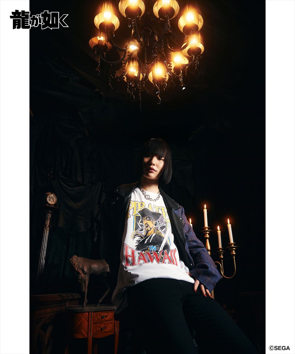 龍が如く 真島吾朗 Pirates in Hawaii T-shirt / パイレーツインハワイTシャツ glamb グラム