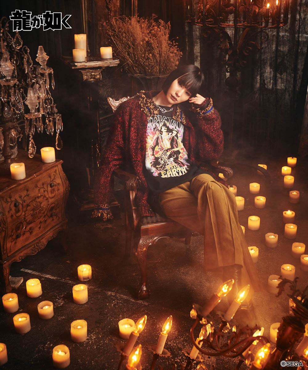 龍が如く 真島吾朗 Goro Majima Guitarist Cutsew / ゴロウマジマギタリストカットソー glamb グラム