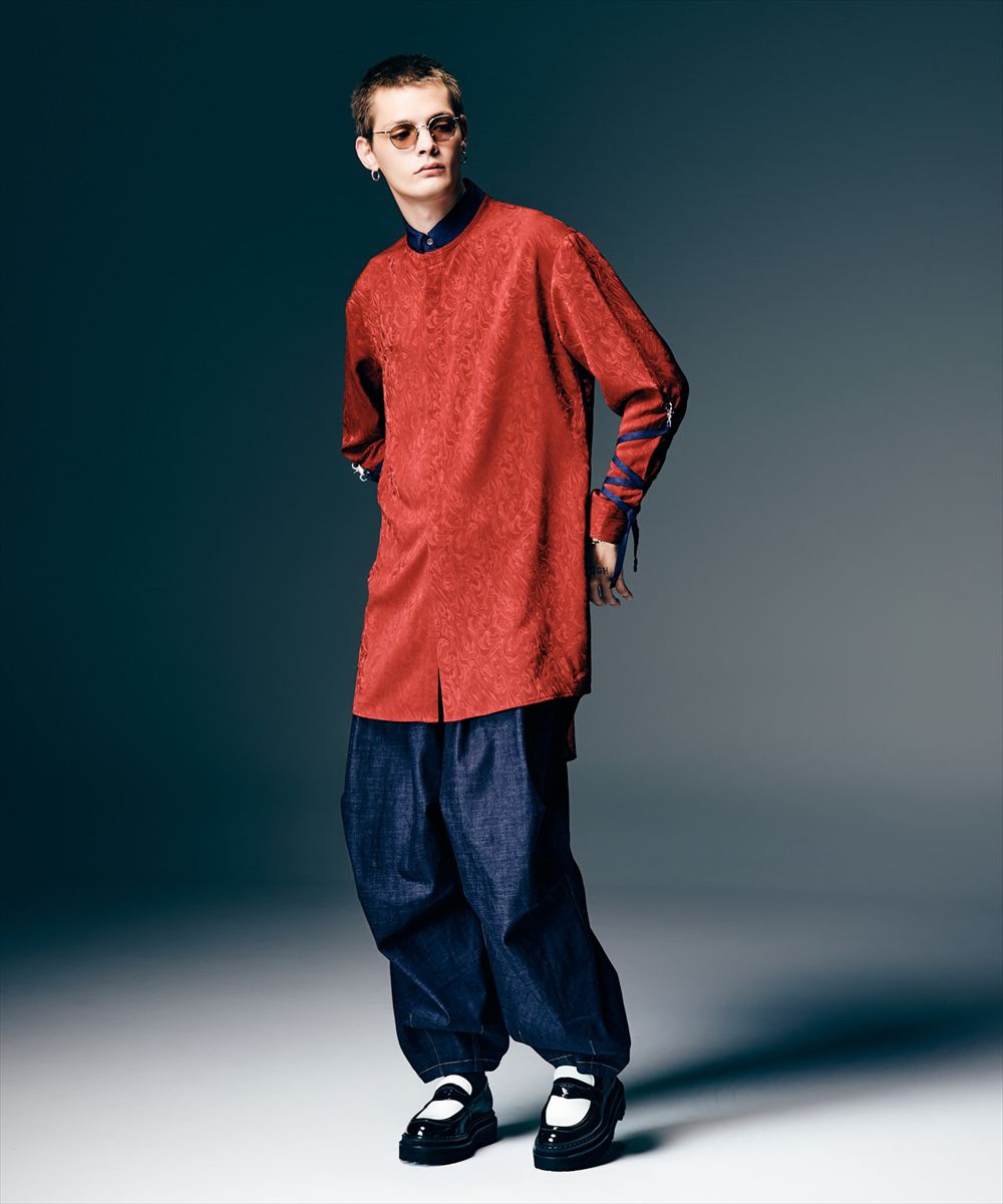 Crossover Tuck Pants / クロスオーバータックパンツ glamb グラム