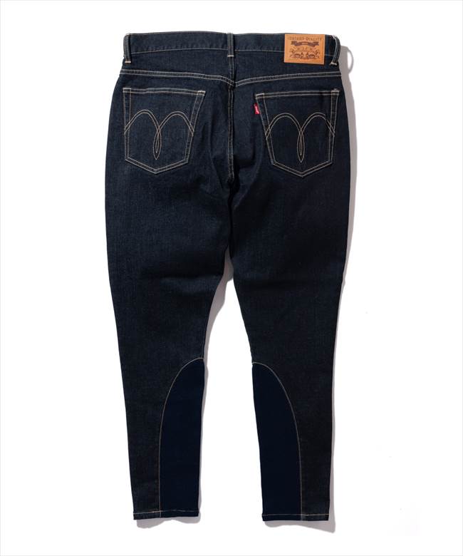 glamb グラム Poly denim Poly pants ポリーデニム