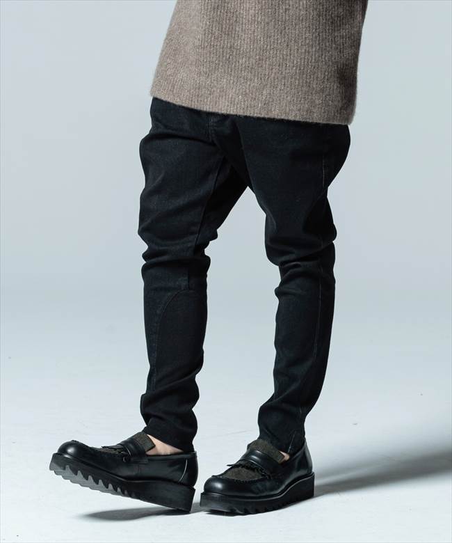 glamb グラム Poly denim Poly pants ポリーデニム