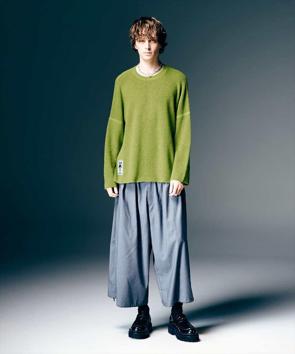 Easy Wide Cropped Pants / イージーワイドクロップドパンツ glamb グラム