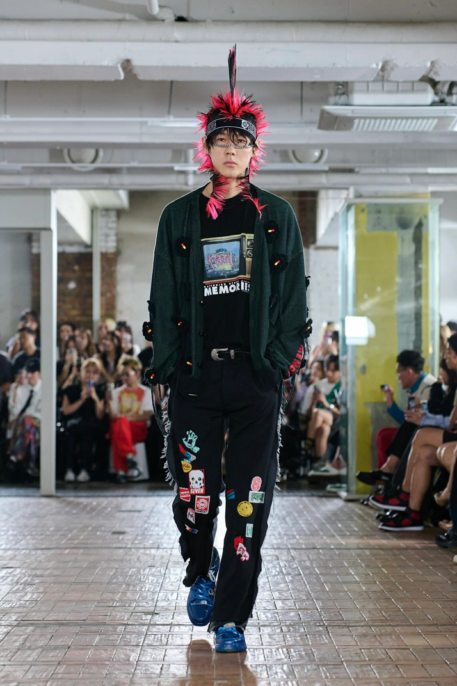 SEVESKIG MEMORIES M.V Jacquard Cardigan セヴシグ 大友克洋