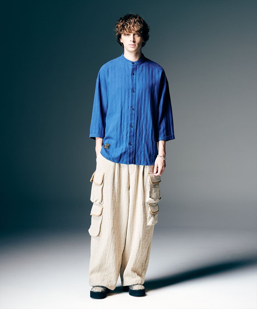 Stand Collar Shirt / スタンドカラーシャツ glamb グラム