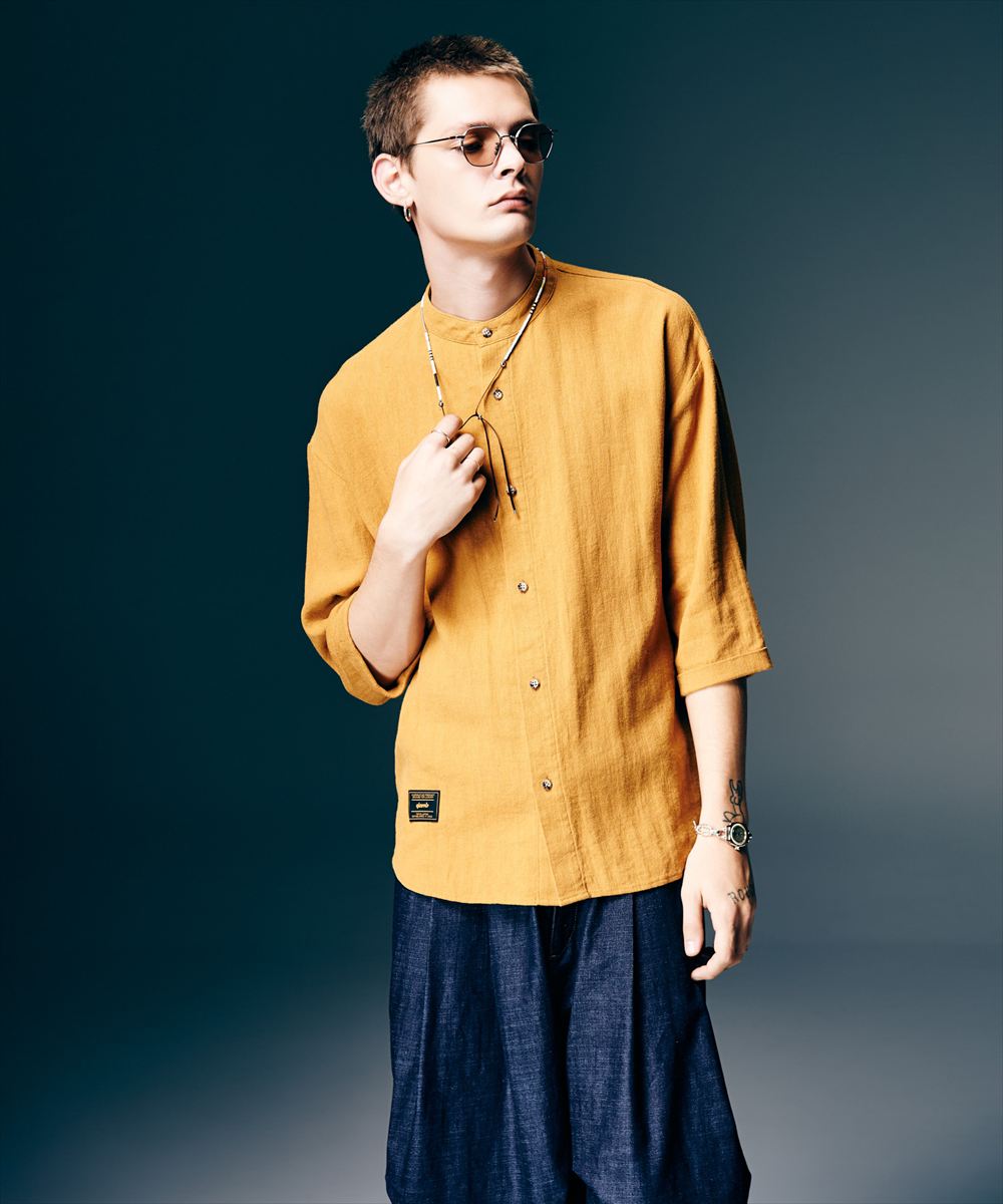 Stand Collar Shirt / スタンドカラーシャツ glamb グラム