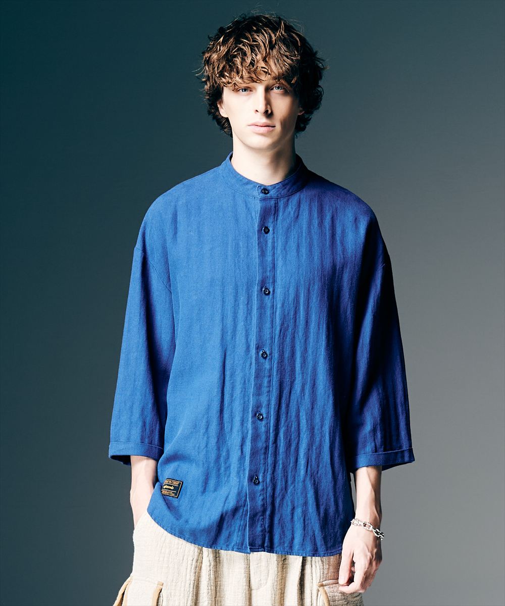 Stand Collar Shirt / スタンドカラーシャツ glamb グラム