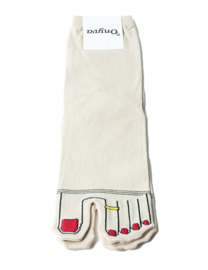 Onyva オニヴァ 3色 ペディキュア 足袋ソックス ONV-TE16512